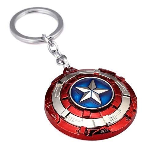 Captain America Rotating Shield Key Chain