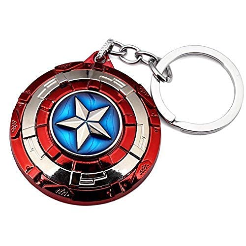 Captain America Rotating Shield Key Chain