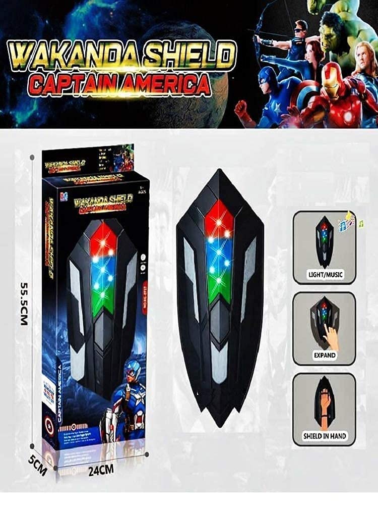 Captain America Wakanda Shield with Expandable Feature